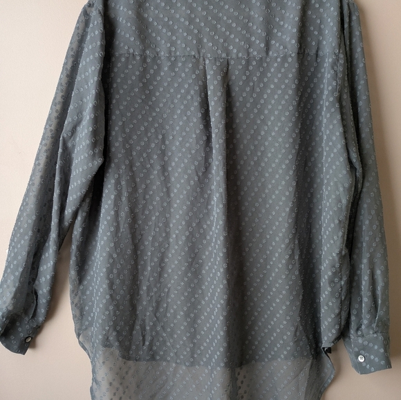 Madewell Blouse L Gray - Picture 10 of 14